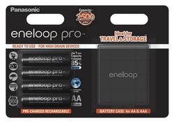 AA  Eneloop PRO 2500mAh, Blister*4, Panasonic, with Batterybox, BK-3HCDEC4BE