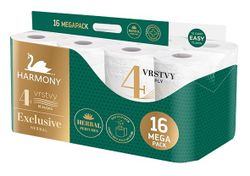 Hîrtie igienică Harmony Exclusive Herbal 4 str. 17m*16