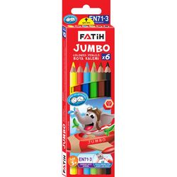 Карандаши цветные Fatih Jumbo 6 цветов