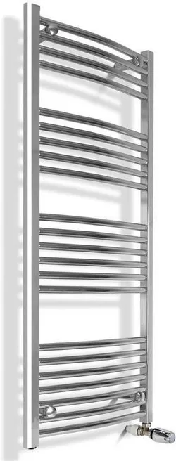 купить Полотенцесушитель Radiva Haiti 400x1200 mm Curved (crom) в Кишинёве 