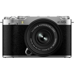 купить Фотоаппарат беззеркальный FujiFilm X-M5 silver/XC15-45mm Kit в Кишинёве 