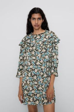 Платье ZARA Цветочный принт 8034/136/330