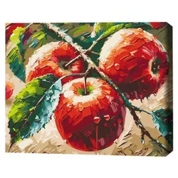 купить Картина по номерам BrushMe BS54166 40x50 cm (în cutie) Mere proaspete в Кишинёве 