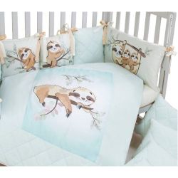 Veres Комплект для кроватки Lazy Sloth, 6 штк
