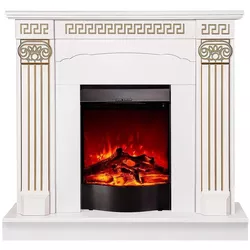 купить Камин электрический ArtFlame Calisto & Corsica, 1020x1100x300 mm, Alb в Кишинёве 