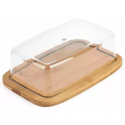 купить Доска разделочная Tadar Bamboo 19x12.5cm c крышкой в Кишинёве 