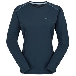 купить Одежда для спорта Rab Tricou dame Force LS Tee Tempest Blue 12 (QBL-08-TMB-12) в Кишинёве 