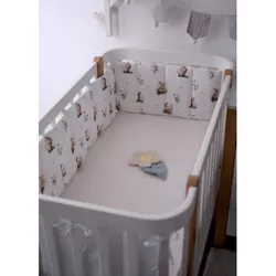 купить Бортик для кроватки Veres 154.01.16 бампер на 3 стороны крольчата в Кишинёве 