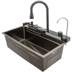 купить Мойка кухонная ArtFlame MARIA (MR 7545) Black в Кишинёве 