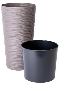 купить Цветочный горшок Aleana 115098 Fiujin d35.5x66 cm, cappuccino в Кишинёве 