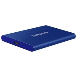 1.0TB (USB3.2/Type-C) Samsung Portable SSD T7 , Blue (85x57x8mm, 58g, R/W:1050/1000MB/s)