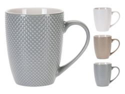 Чашка конус 200ml Embossed Dots, фарфор