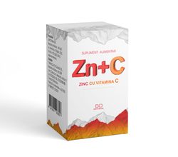 💚 Zn+C (Цинк с витамином С). 60 драже.