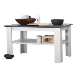 купить Журнальный столик Fabrik Home Blanca антрацит/белый ясень в Кишинёве 