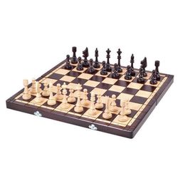 cumpără Joc educativ de masă miscellaneous 8393 Sah din lemn 48 cm CH150 1.6 kg, king 9.8 cm Club Chess Sunrise în Chișinău 