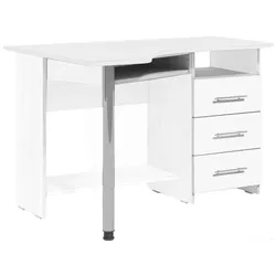 купить Стол компьютерный Fabrik Home СК-09 правый белый ясень в Кишинёве 