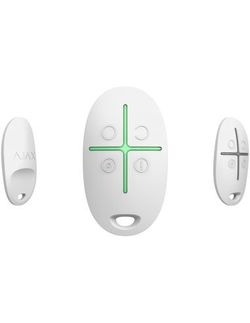 Ajax Wireless Security Alarm Button "SpaceControl", White, Security Modes, Key Fob