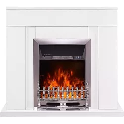 купить Камин электрический ArtFlame Agnes white & Galileo silver в Кишинёве 