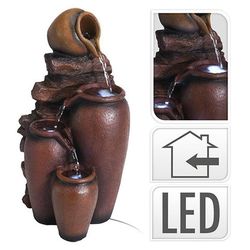 купить Декор Holland 45026 H&S Фонтан декоративный LED Кувшины 40x23x21cm керамика в Кишинёве 