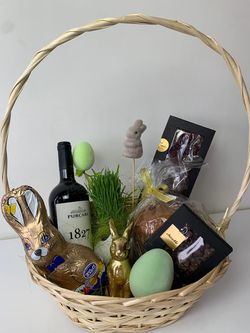 Gold Easter Basket