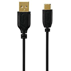 cumpără Cablu telefon mobil Hama 135784 Flexi-Slim USB-C gold-plated în Chișinău 
