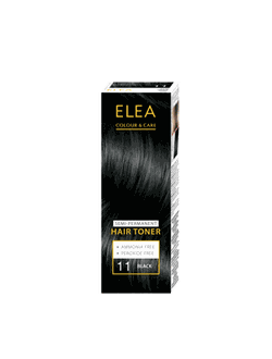 Оттеночный бальзам, SOLVEX Elea Hair Toner, 100 мл., 11 - Чёрный