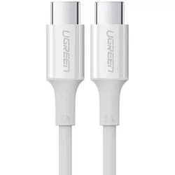 cumpără Cablu telefon mobil Ugreen 60552, US300, Type-C 2.0 to Type-C 2.0 5A 100W, 2M, White în Chișinău 