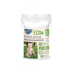 Ватные диски овальные Cолнце и Луна ECO (40 шт)