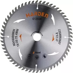 купить Диск отрезной Harden 612036 Диск пильный по дереву 235мм x 60 Pro в Кишинёве 