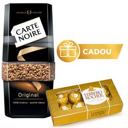 Кофе растворимый Carte Noire, 190г + Ferrero Rocher Подарок