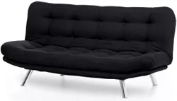 купить Диван Trendy Misa Negru, extensibila (3 locuri) в Кишинёве 