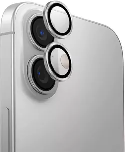 купить Стекло защитное для смартфона UNIQ Optix Aluminium Camera Lens Protector for iPhone 16/16 Plus, Sterling Silver в Кишинёве 