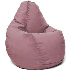 cumpără Fotoliu BeanBag BeanBag BM5979, Fotoliu Maserrati din velur în formă de peră, XL, pulbere în Chișinău 