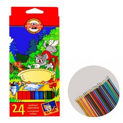 Карандаши цветные Koh-I-Noor Tom and Jerry 24 цветов