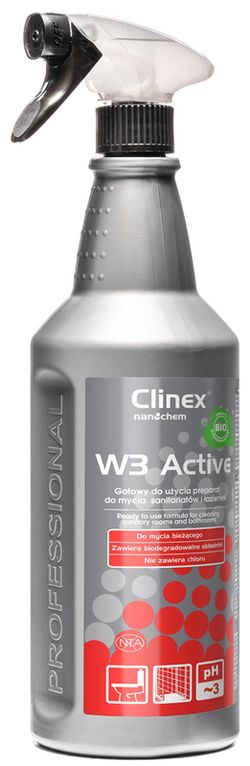 Clinex W3 Active BIO 1л для очистки сантехники