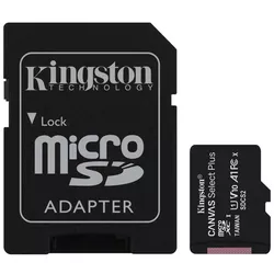 купить Флеш карта памяти SD Kingston SDCS2/128GB, microSD Class10 UHS-I + SD adapter, Canvas Select Plus в Кишинёве 