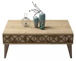купить Журнальный столик Trendy Linie, Stejar 90x34x60cm в Кишинёве 