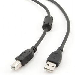 Cable USB, AM/BM,  3.0 m, USB2.0  Premium quality with ferrite core, CCF-USB2-AMBM-10