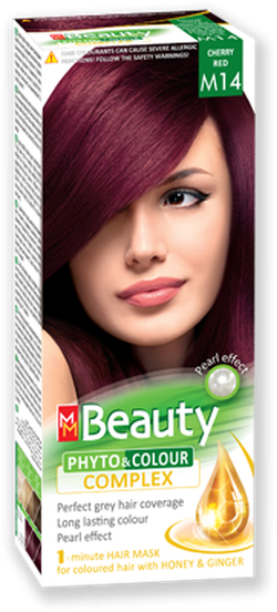 Краска для волос, SOLVEX MM Beauty, 125 мл., M14 - Вишнево-красный
