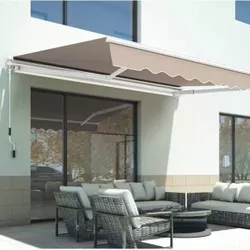 cumpără Umbră pentru grădină Hydro S 9001988, retractabila Capucinno în Chișinău 