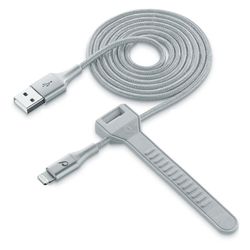 Lightning Cable Cellular, Strip MFI, 1M, Silver