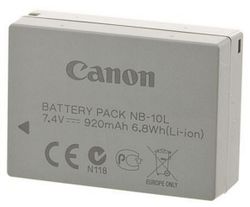 Battery pack Canon NB-10L, for SX40,50 & G15, G16, G3X