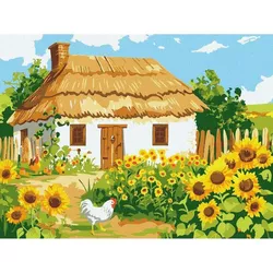 купить Картина по номерам Ideyka (KHO6350) Hometown, 30х40 в Кишинёве 