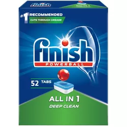 cumpără Detergent mașina de spălat vase Finish 0836 All in One 52 tab în Chișinău 