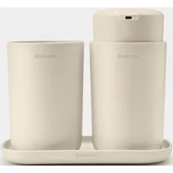 купить Набор для ванной Brabantia 22 34 02 Accessory Set Brabantia, 3 Pieces, Soft Beige в Кишинёве 