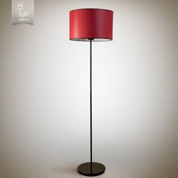 N&B Light Торшер 10230-4 красный, черная структура