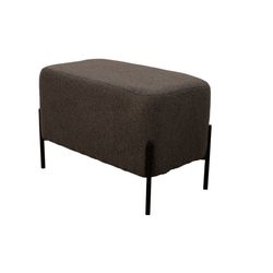 купить Пуф Nex Home Bancheta Teddy, picioare metal, 63x34x42cm, 54 Gri inchis в Кишинёве 