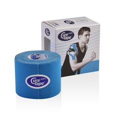 Кинезио тейп CureTape® SPORTS Голубой