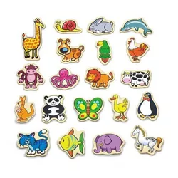 cumpără Jucărie educativă Viga 58923 Magnetic Animals (20pcs) în Chișinău 