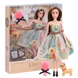 купить Кукла Essa QJ078B Păpușa Emily cu animăluț și accesorii в Кишинёве 